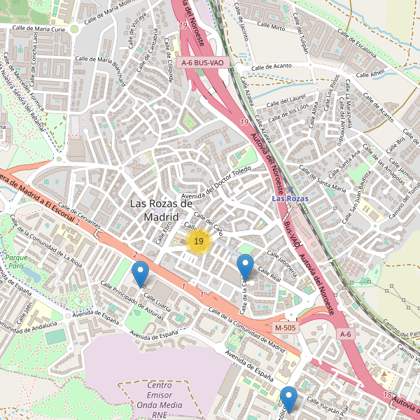 Mapa de cajeros-automaticos en Las Rozas de Madrid Thumbnail