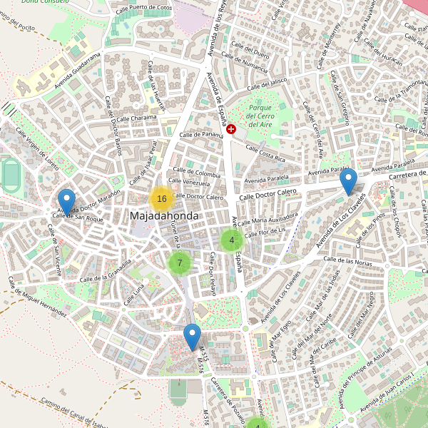 Mapa de cajeros-automaticos en Majadahonda Thumbnail