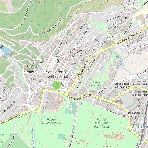 Mapa de cajeros-automaticos en San Lorenzo de El Escorial Thumbnail