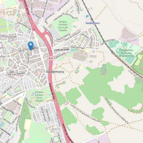 Mapa de cajeros-automaticos en Valdemoro Thumbnail