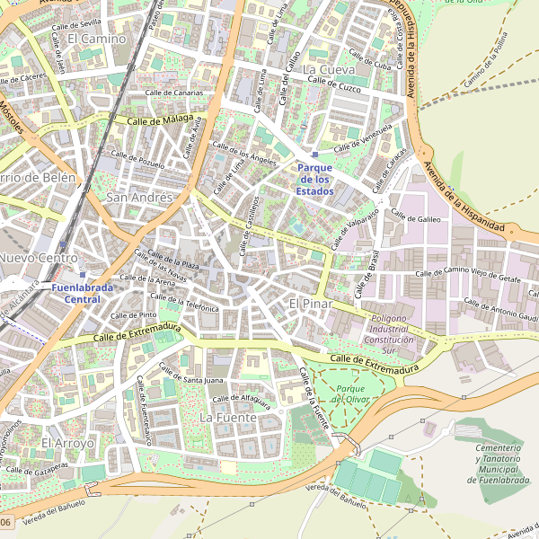 Thumbnail Mapa de cines en Fuenlabrada