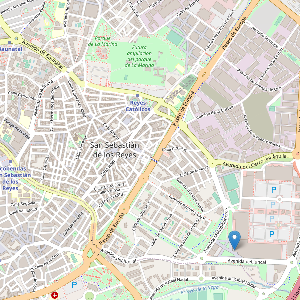 Thumbnail Mapa de cines en San Sebastián de los Reyes