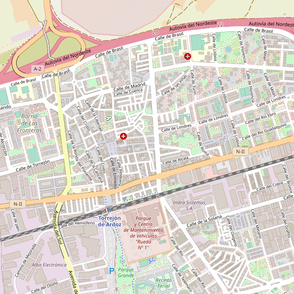 Thumbnail Mapa de cines en Torrejón de Ardoz