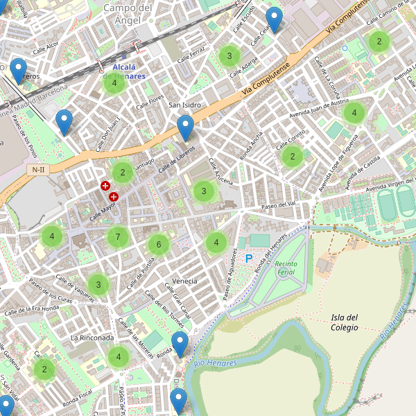 Mapa de escuelas en Alcalá de Henares Thumbnail