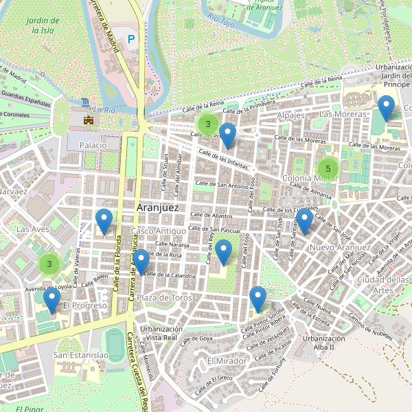 Mapa de escuelas en Aranjuez Thumbnail