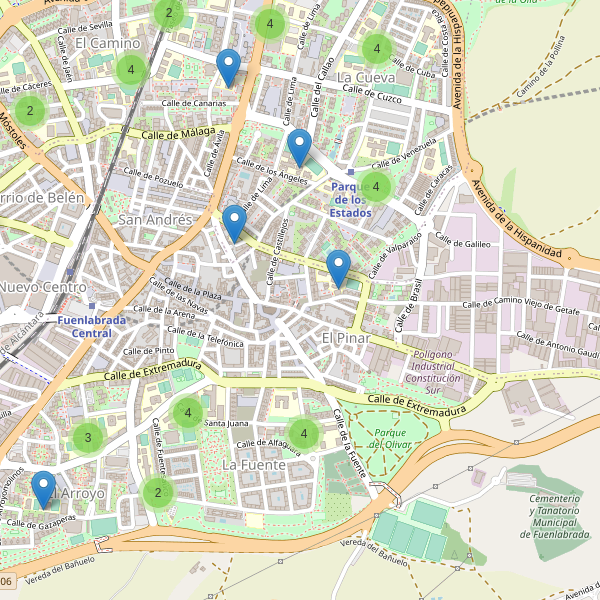 Mapa de escuelas en Fuenlabrada Thumbnail