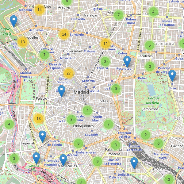 Mapa de escuelas en Madrid Thumbnail