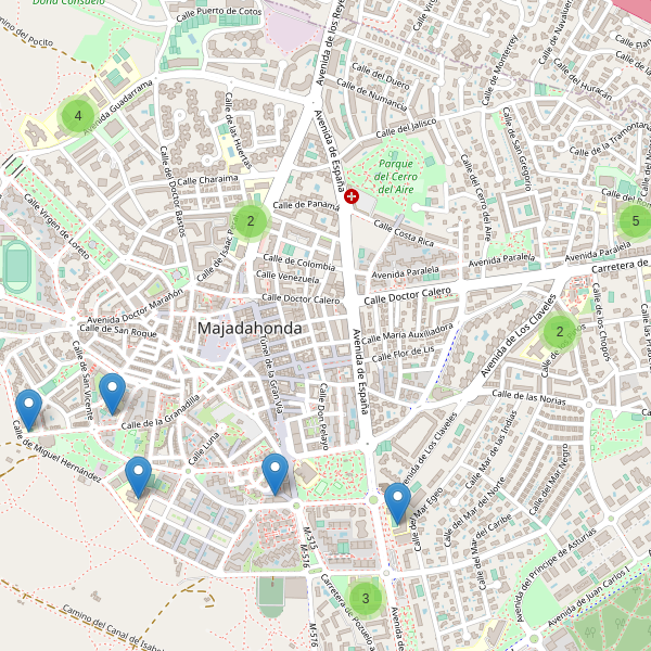 Mapa de escuelas en Majadahonda Thumbnail