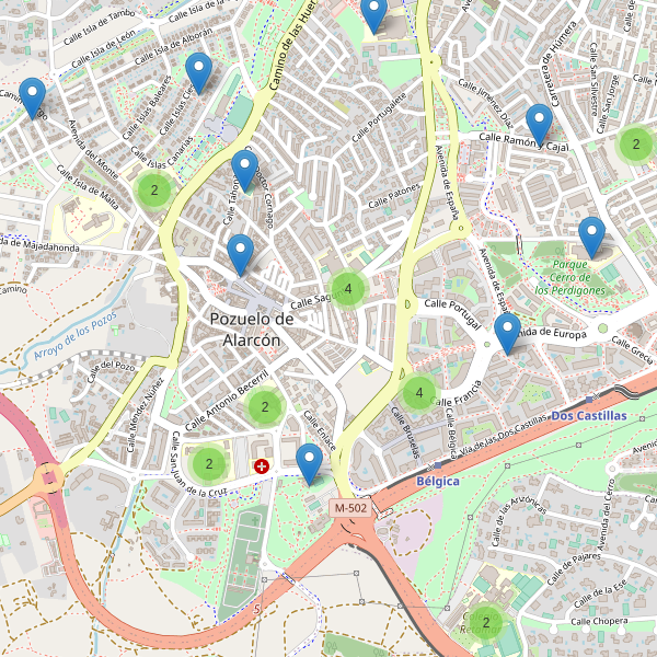 Mapa de escuelas en Pozuelo de Alarcón Thumbnail