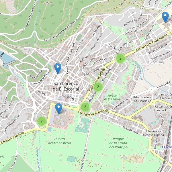 Mapa de escuelas en San Lorenzo de El Escorial Thumbnail