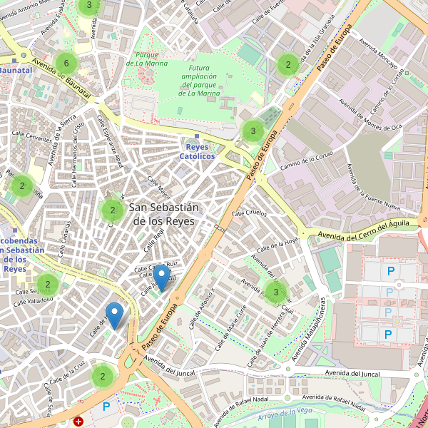 Mapa de escuelas en San Sebastián de los Reyes Thumbnail