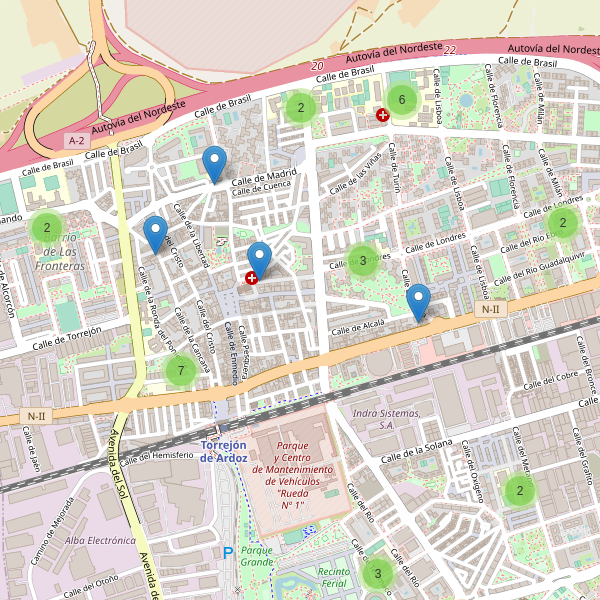 Mapa de escuelas en Torrejón de Ardoz Thumbnail