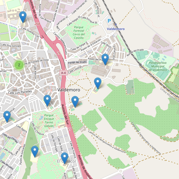 Mapa de escuelas en Valdemoro Thumbnail