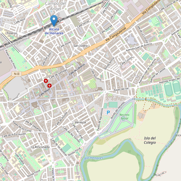 Mapa de estaciones en Alcalá de Henares Thumbnail