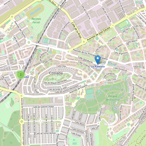 Mapa de estaciones en Coslada Thumbnail