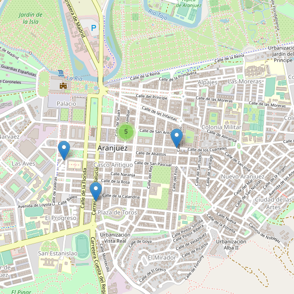 Mapa de farmacias en Aranjuez Thumbnail