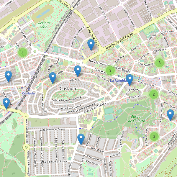 Thumbnail Mapa de farmacias en Coslada