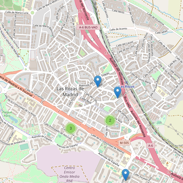 Thumbnail Mapa de farmacias en Las Rozas de Madrid
