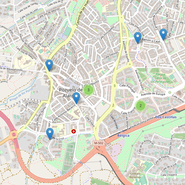 Thumbnail Mapa de farmacias en Pozuelo de Alarcón