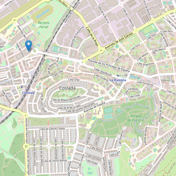 Thumbnail Mapa de hoteles en Coslada