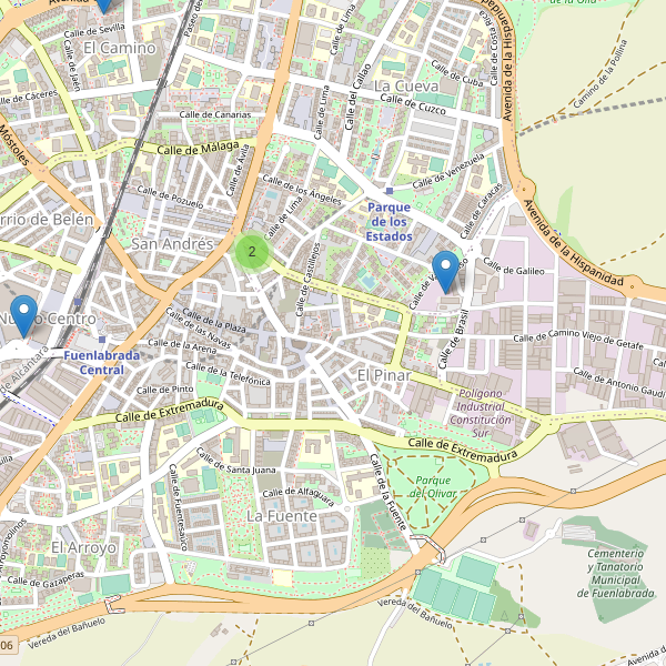 Thumbnail Mapa de hoteles en Fuenlabrada