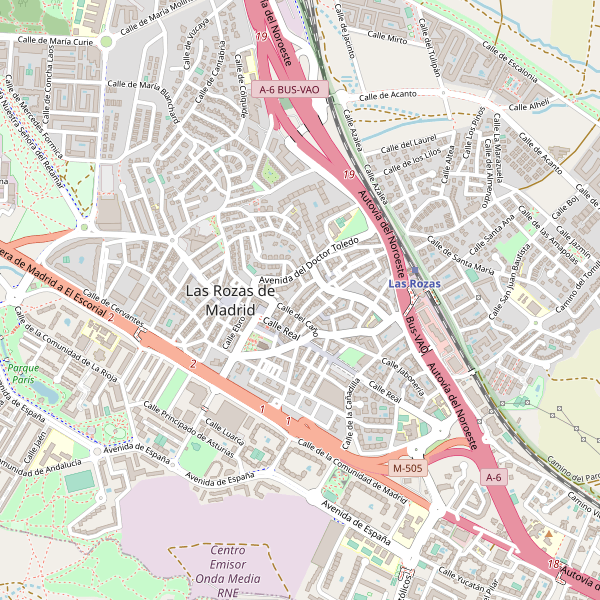 Thumbnail Mapa de hoteles en Las Rozas de Madrid