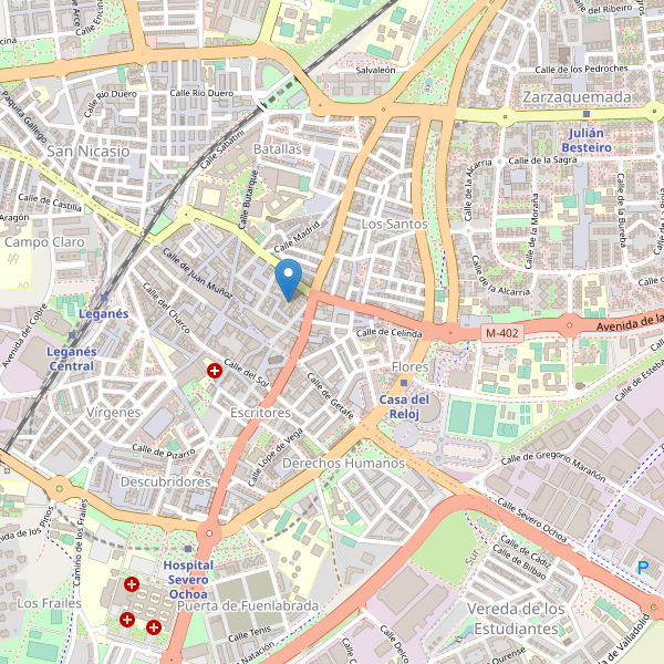Thumbnail Mapa de hoteles en Leganés