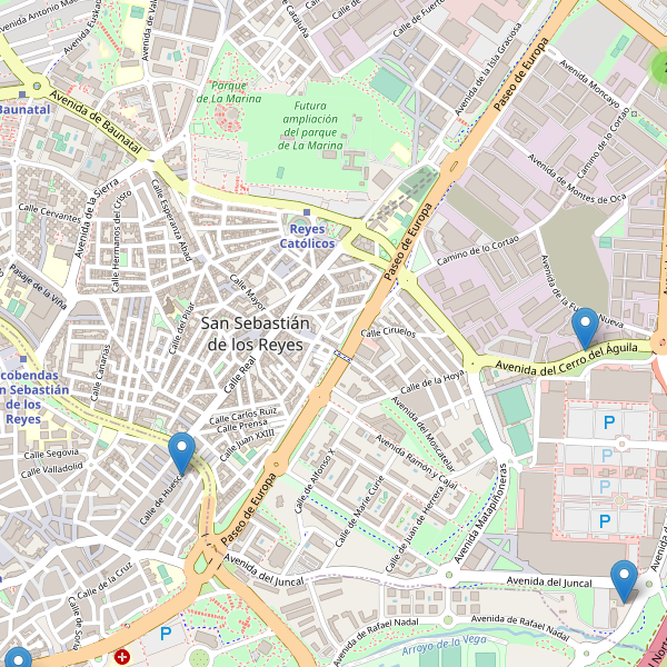 Thumbnail Mapa de hoteles en San Sebastián de los Reyes