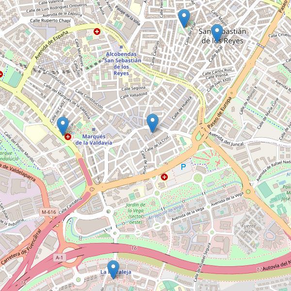 Mapa de iglesias en Alcobendas Thumbnail