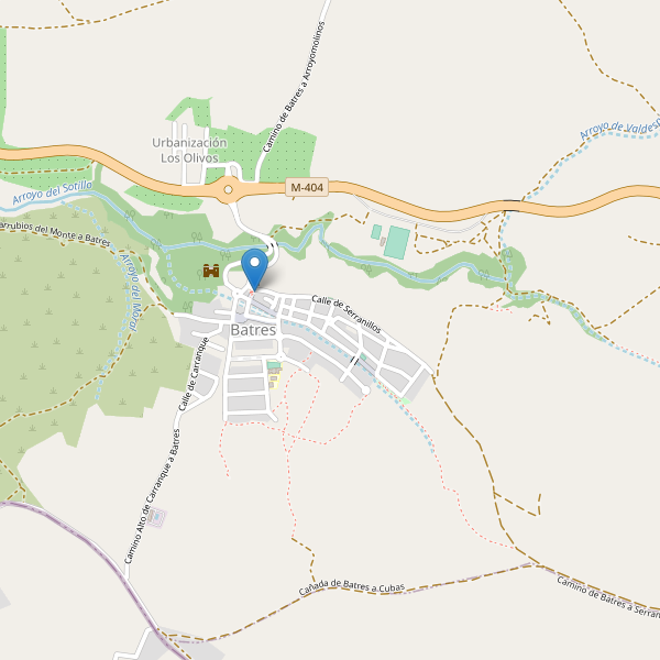 Mapa de iglesias en Batres Thumbnail