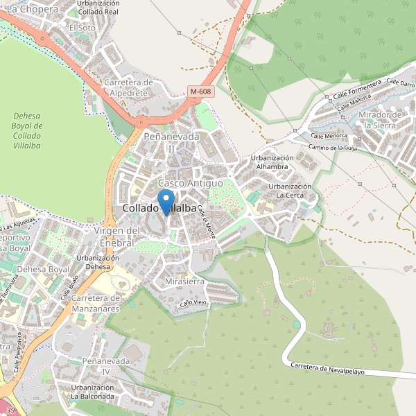 Mapa de iglesias en Collado Villalba Thumbnail