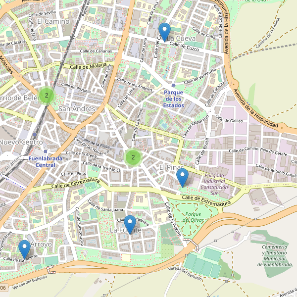 Mapa de iglesias en Fuenlabrada Thumbnail