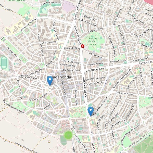 Mapa de iglesias en Majadahonda Thumbnail