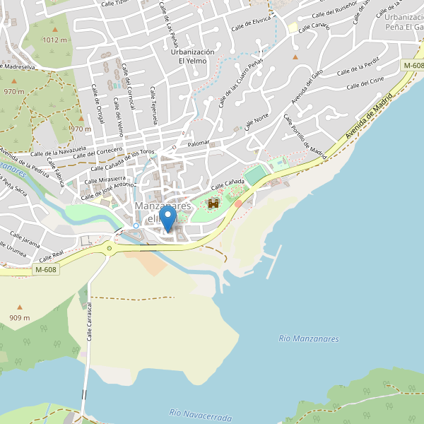 Mapa de iglesias en Manzanares el Real Thumbnail