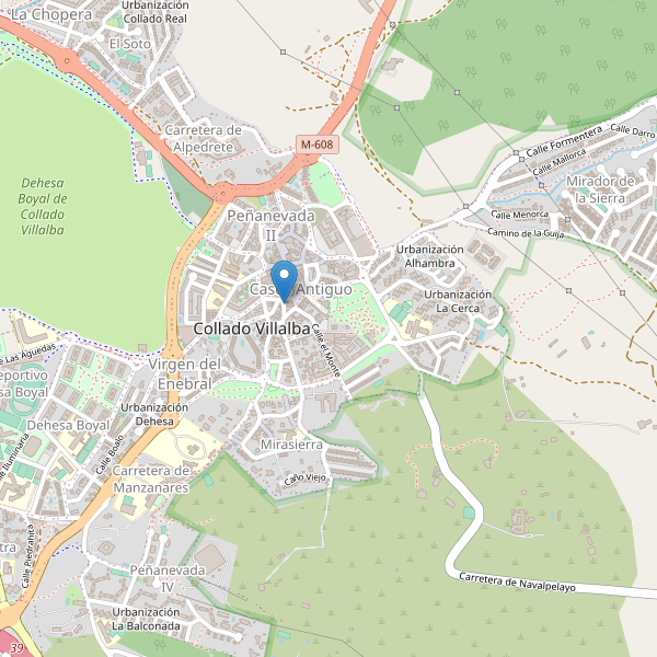 Mapa de mercados en Collado Villalba Thumbnail