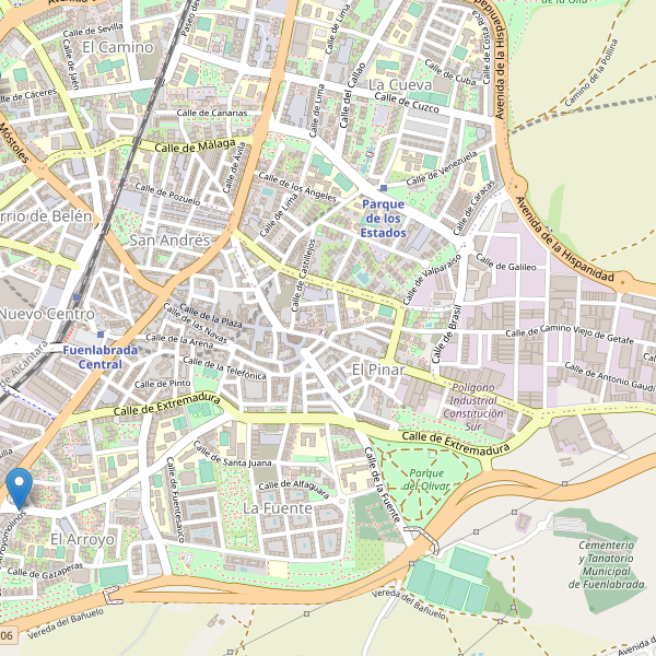 Mapa de mercados en Fuenlabrada Thumbnail