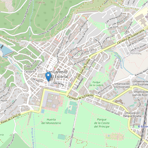 Mapa de mercados en San Lorenzo de El Escorial Thumbnail