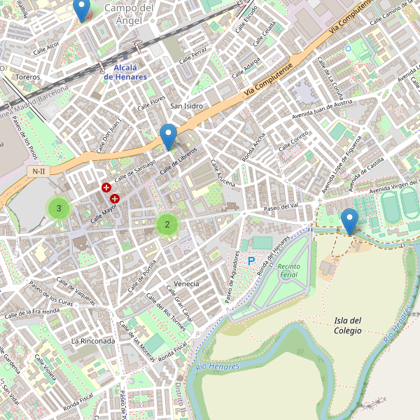 Mapa de monumentos en Alcalá de Henares Thumbnail