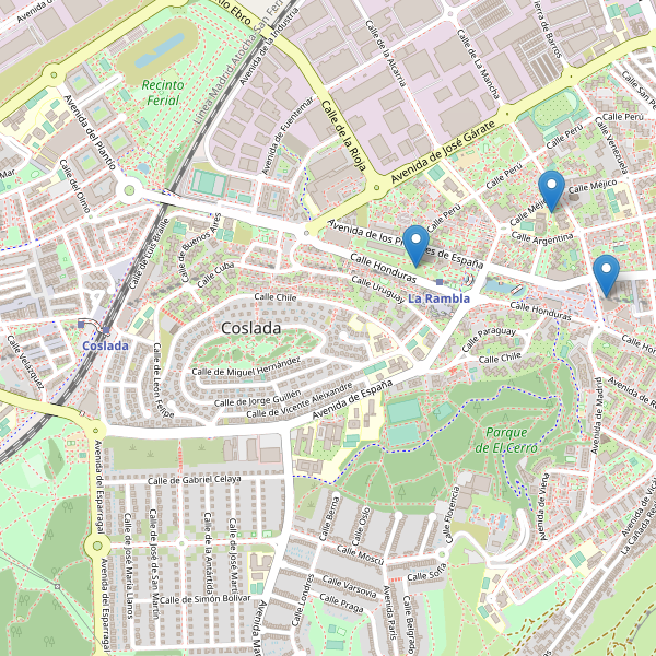 Mapa de monumentos en Coslada Thumbnail