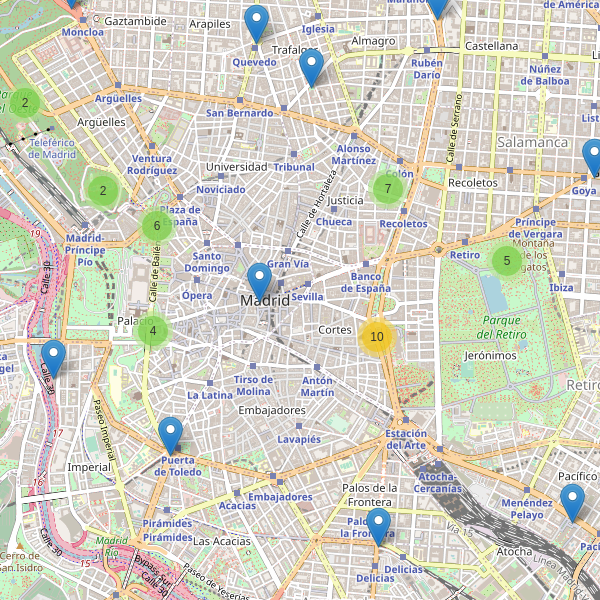 Mapa de monumentos en Madrid Thumbnail