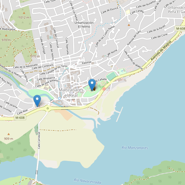 Mapa de monumentos en Manzanares el Real Thumbnail