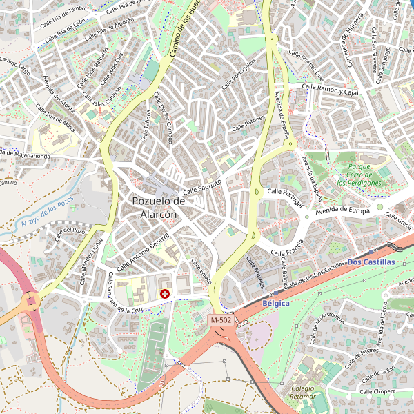 Mapa de monumentos en Pozuelo de Alarcón Thumbnail