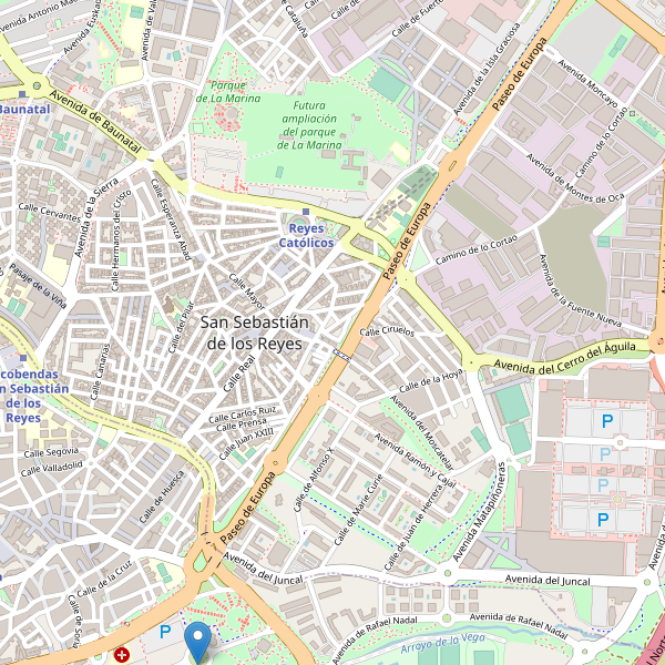 Mapa de monumentos en San Sebastián de los Reyes Thumbnail