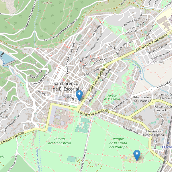 Thumbnail Mapa de museos en San Lorenzo de El Escorial