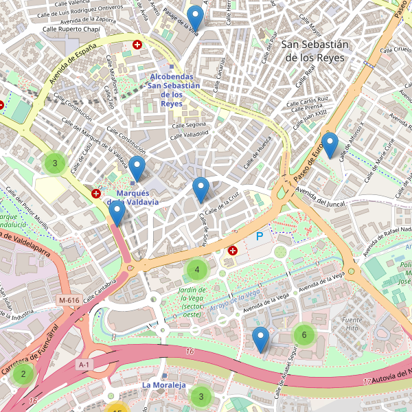 Thumbnail Mapa de restaurantes en Alcobendas