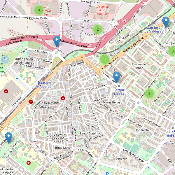 Thumbnail Mapa de restaurantes en Alcorcón