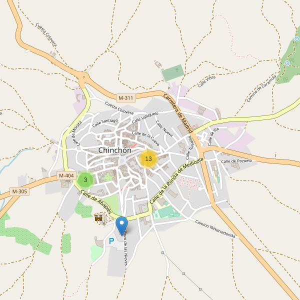 Thumbnail Mapa de restaurantes en Chinchón