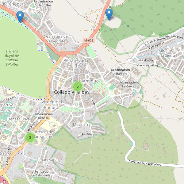 Thumbnail Mapa de restaurantes en Collado Villalba