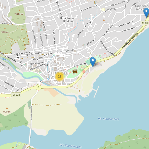 Thumbnail Mapa de restaurantes en Manzanares el Real