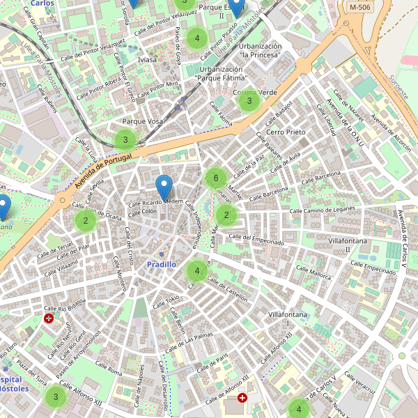 Thumbnail Mapa de restaurantes en Móstoles